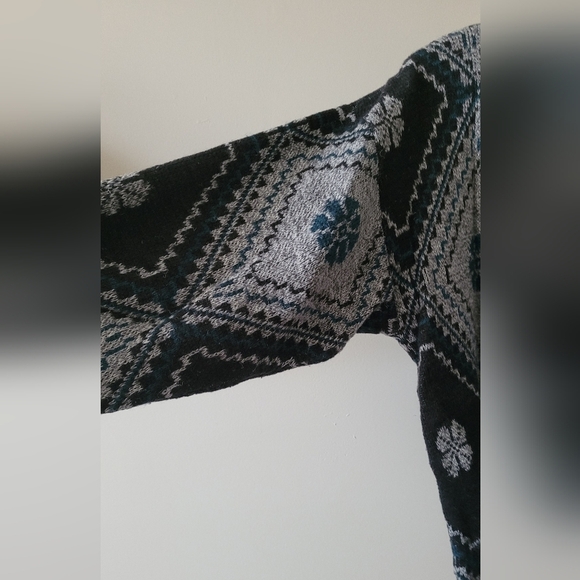 Mens XL vintage Massimo Acrylic wool blend sweater - clovers lucky made in italy - Picture 11 of 11